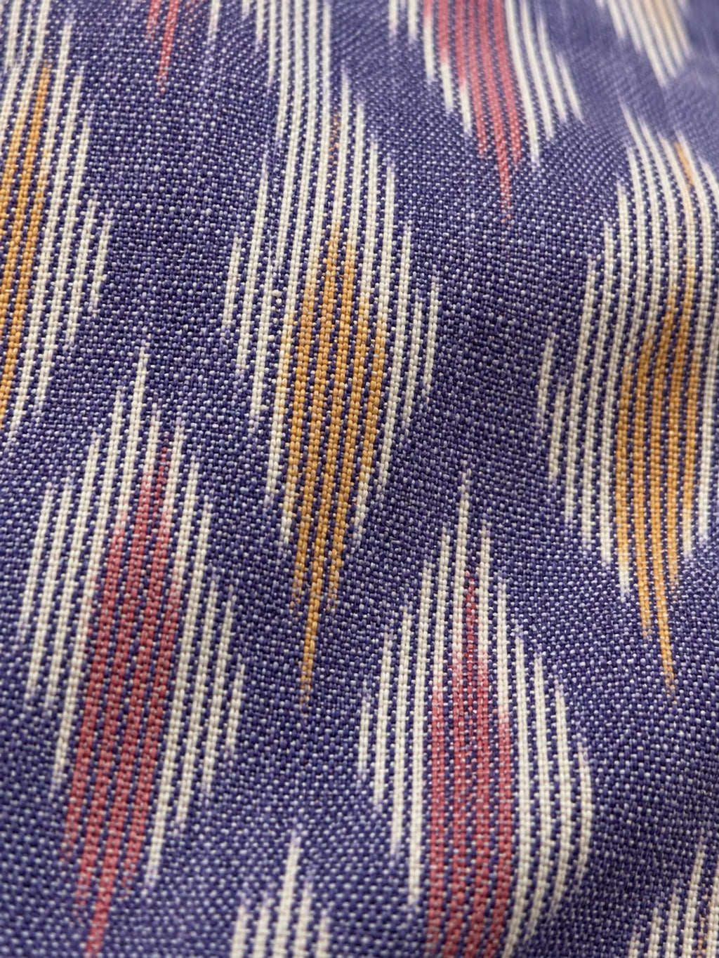 Ikat Leavender Cotton Blouse