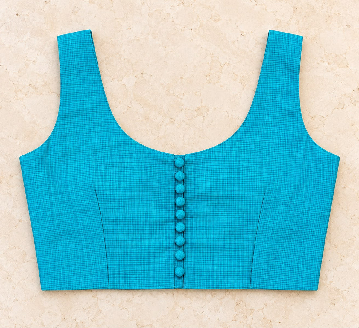Blue Kota Doriya Blouse