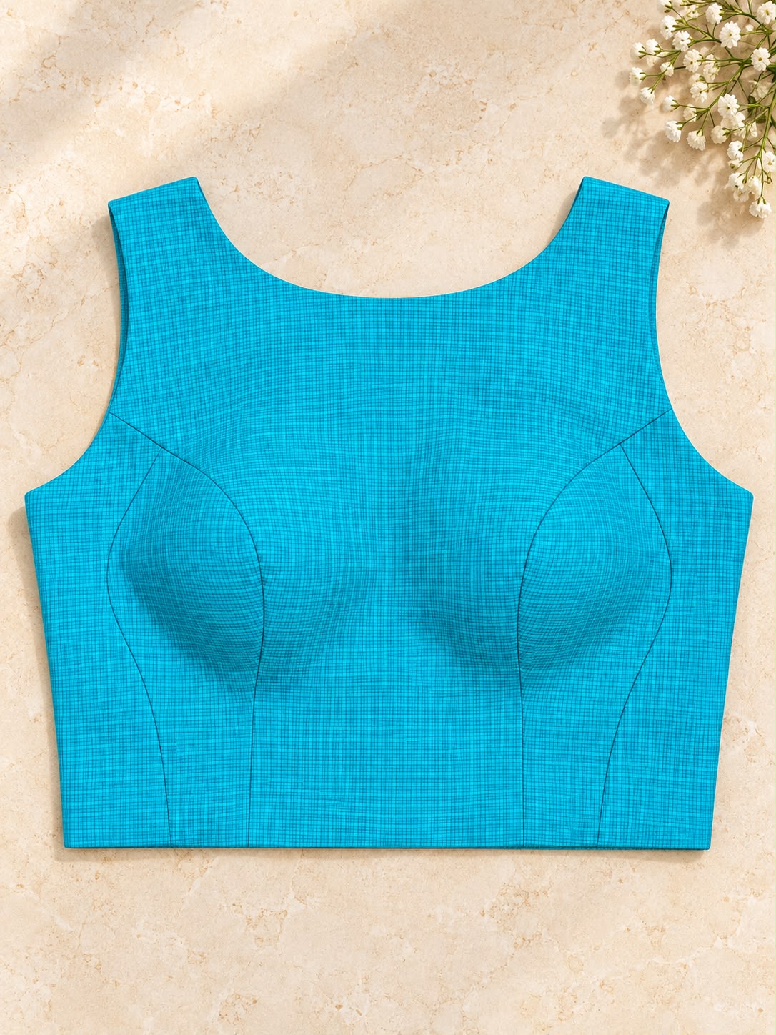 Blue Kota Doriya Blouse