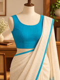 Blue Kota Doriya Blouse