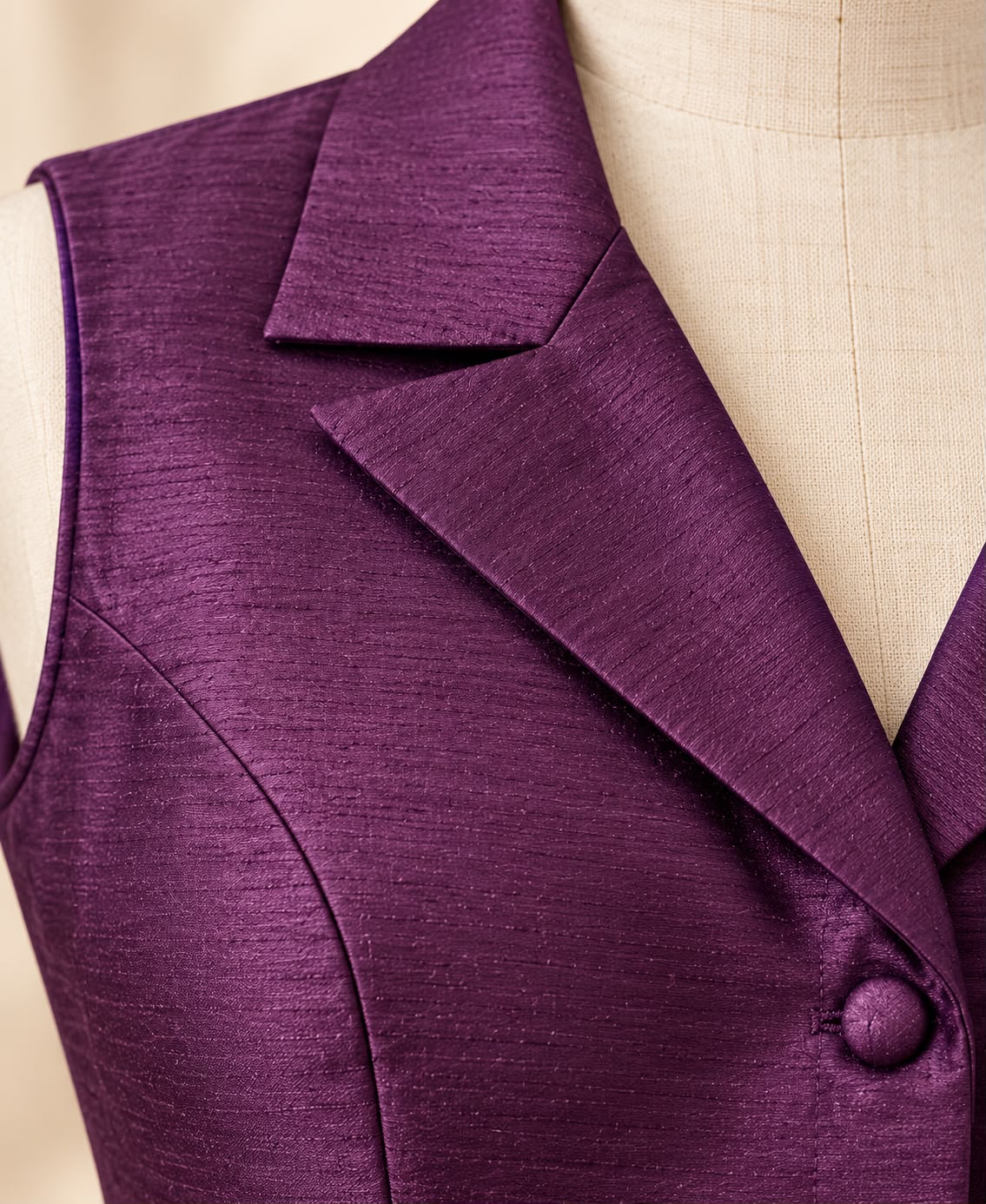 Purple Collared Blouse